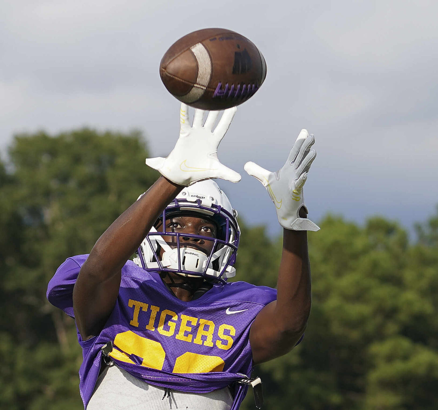Wilson High School football practice